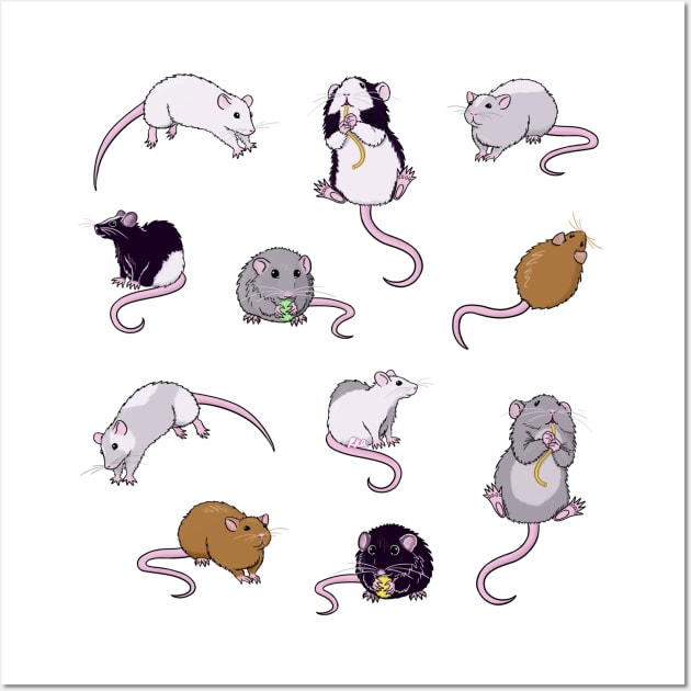 Rats, Rats, Rats Wall Art by rachelka